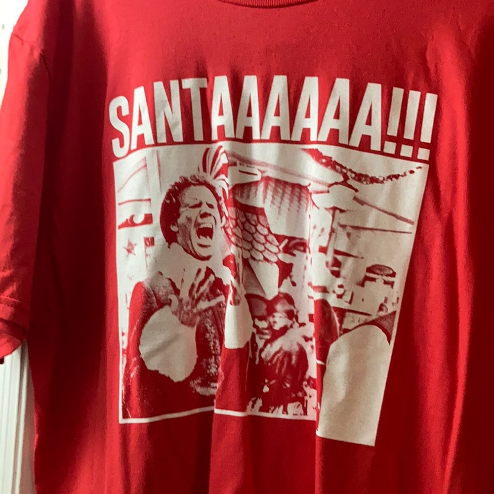 Santa shirt from movie “Elf”
